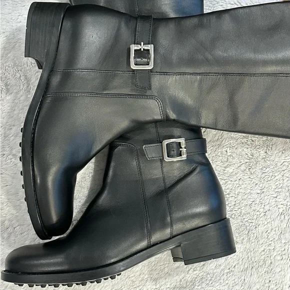 Like NEW✨La CANADIENNE Black Ridding Boots with Smooth Leather and Rounded Toe